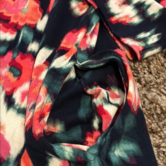 LulaRoe Emily Women’s V Neck Long Sleeve Swing Midi Dress Pullover- Size Large - Picture 11 of 12